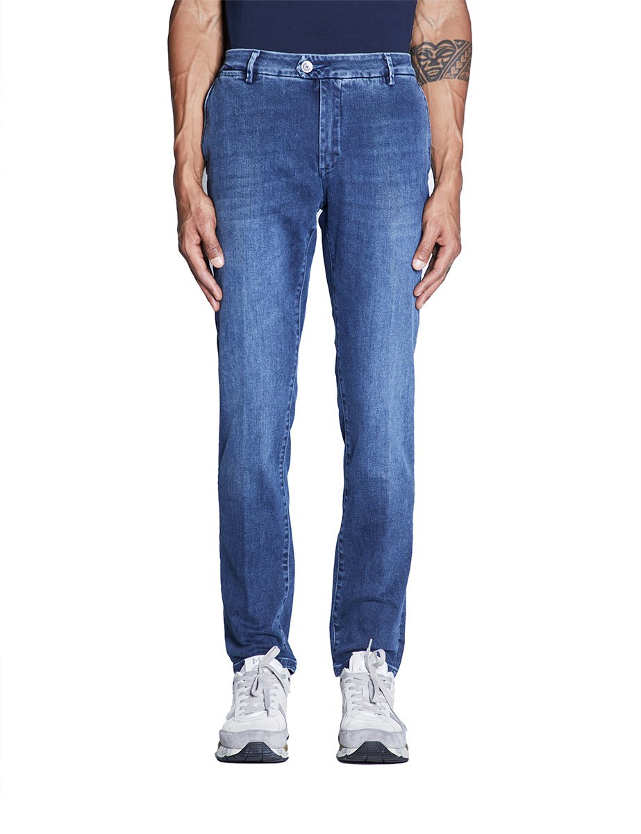 jeans tasca america denim scuro - teleria zed - jeans