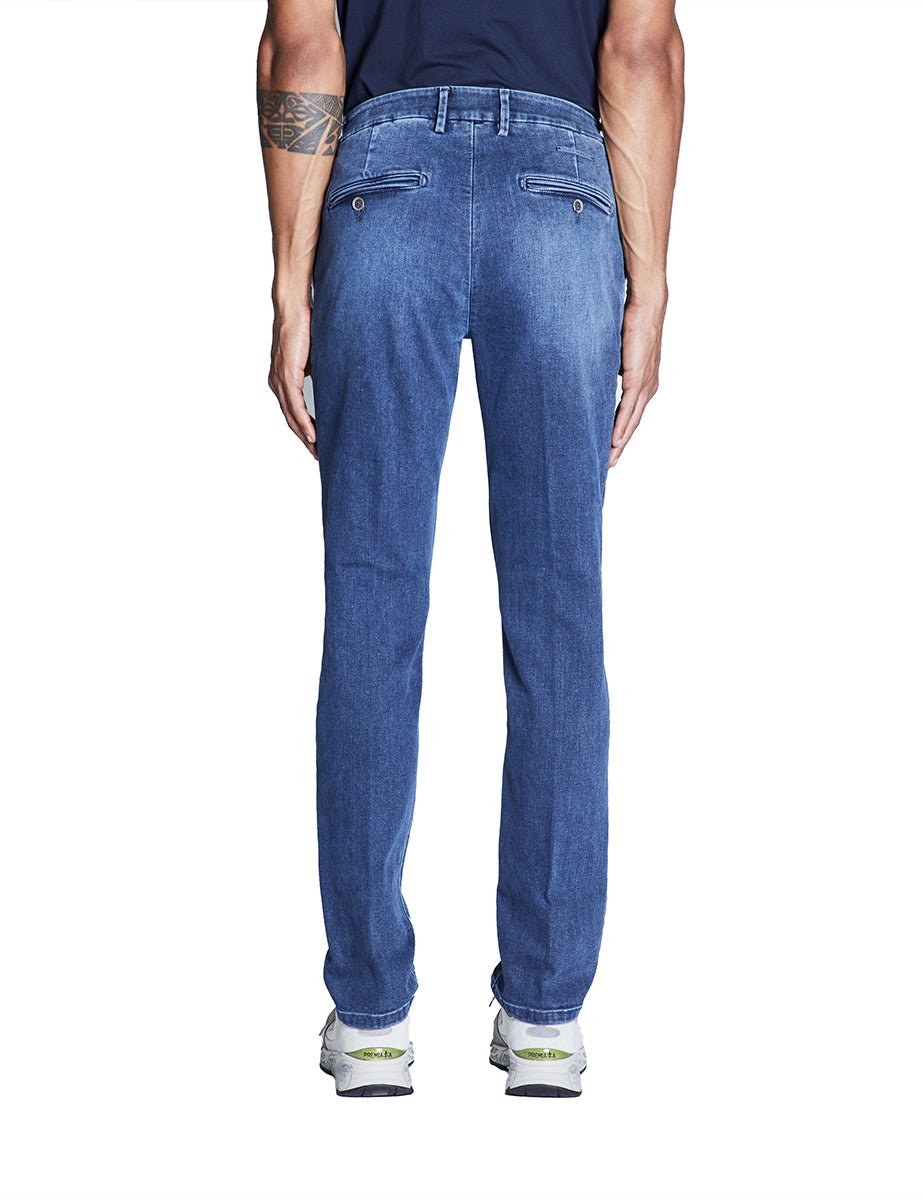 jeans tasca america denim scuro - teleria zed - jeans