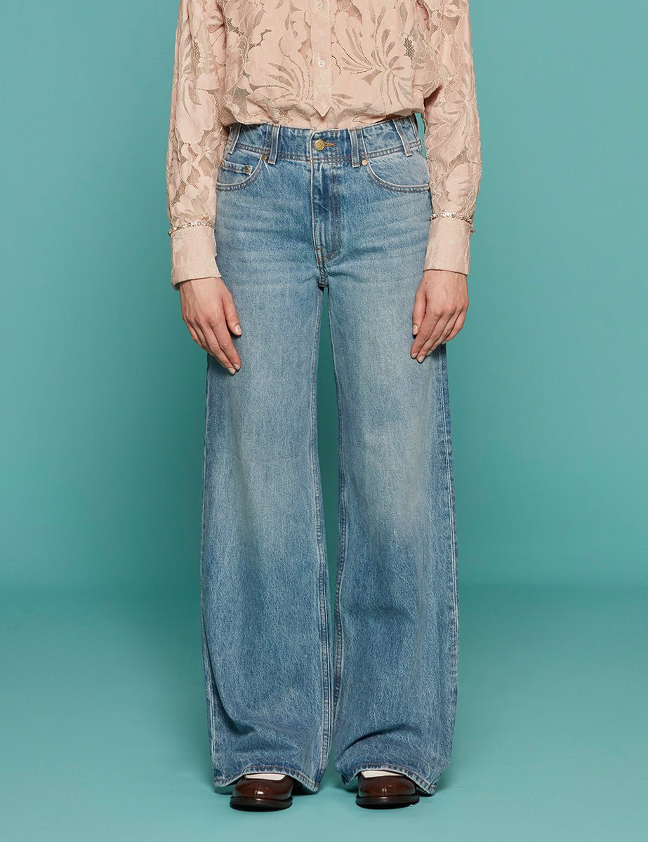 jeans the elodie adriatic wash - ulla johnson - jeans