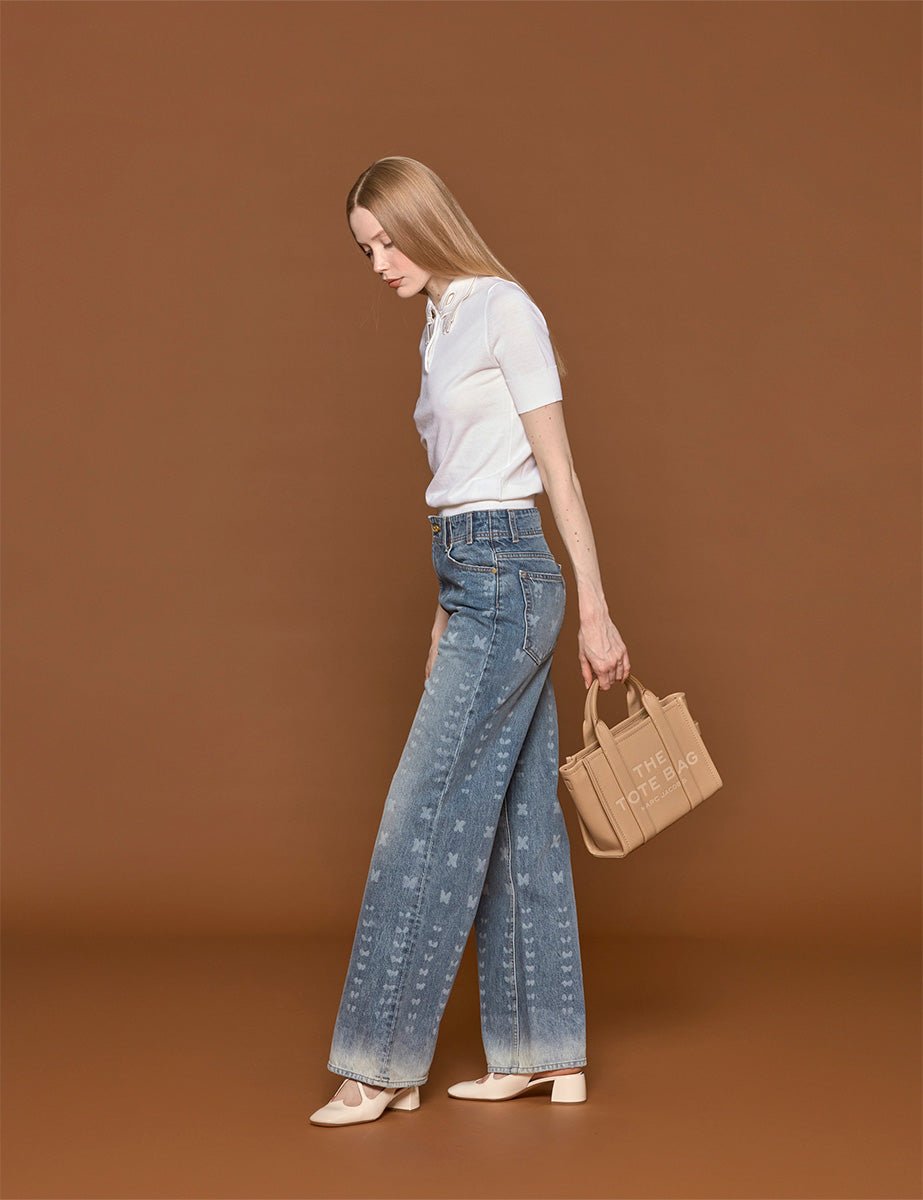 jeans the elodie etched arashi wash - ulla johnson - jeans