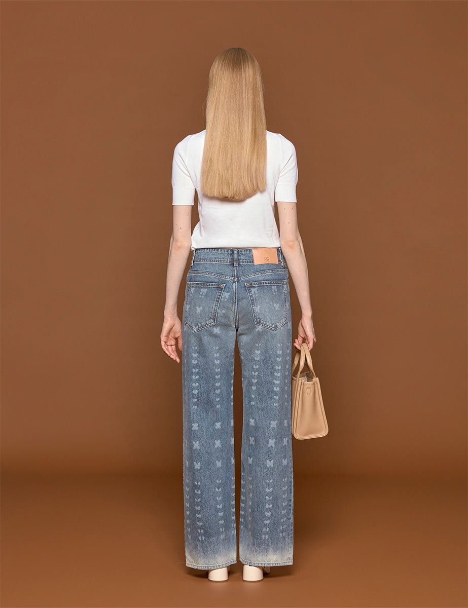 jeans the elodie etched arashi wash - ulla johnson - jeans