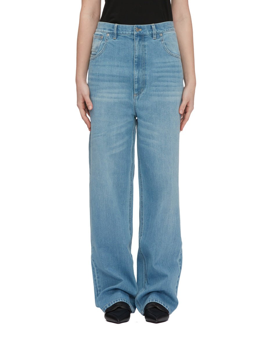 jeans vintage wash ryder blu - tibi - jeans