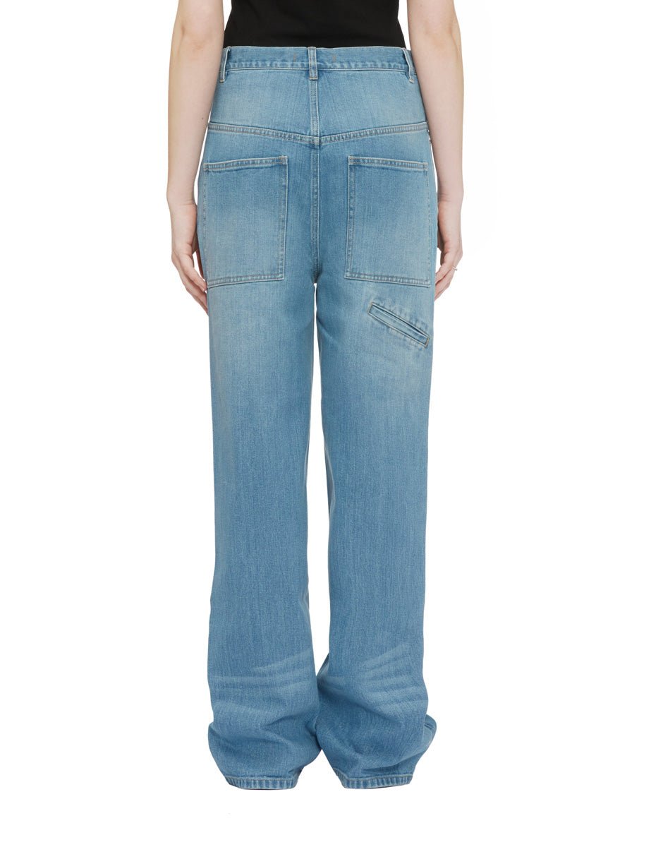 jeans vintage wash ryder blu - tibi - jeans