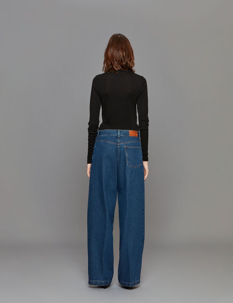 jeans wide leg denim - forte forte - jeans