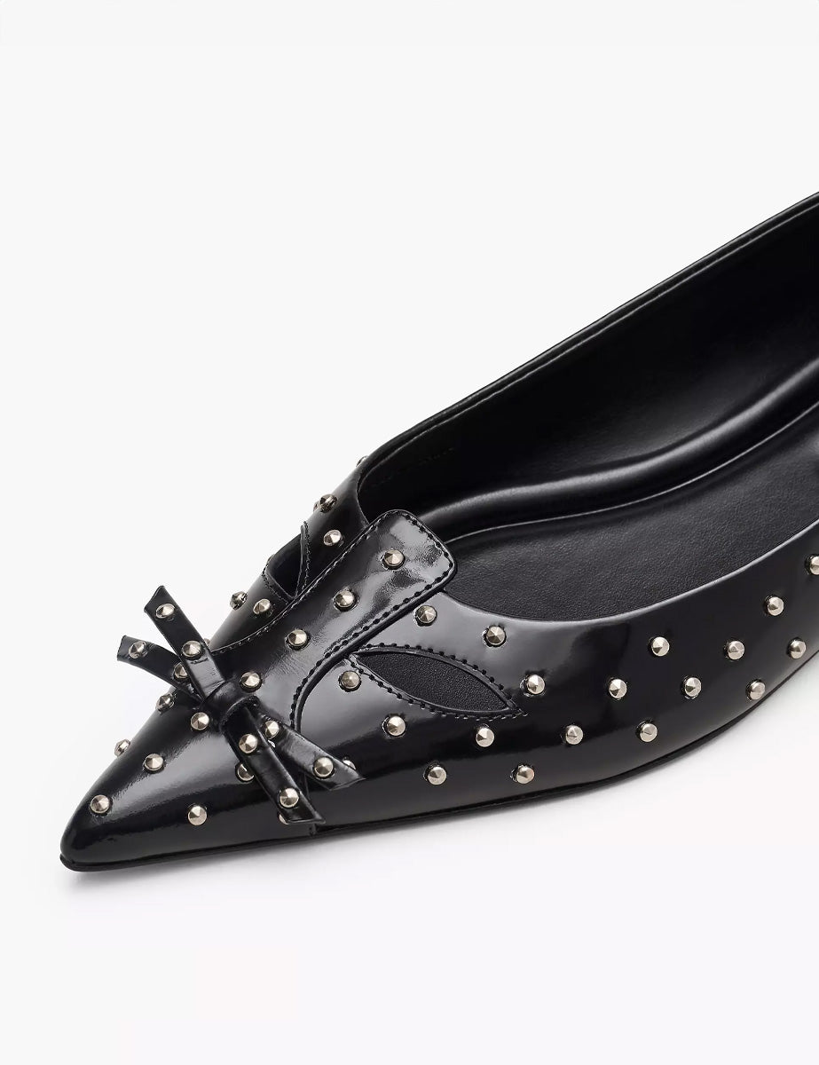 kat ballerina glam studs nero - marc jacobs - ballerina