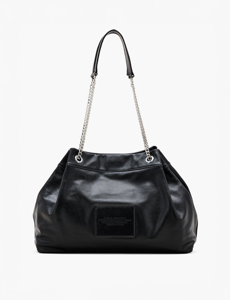 large chain sack leather nero - marc jacobs - shopper