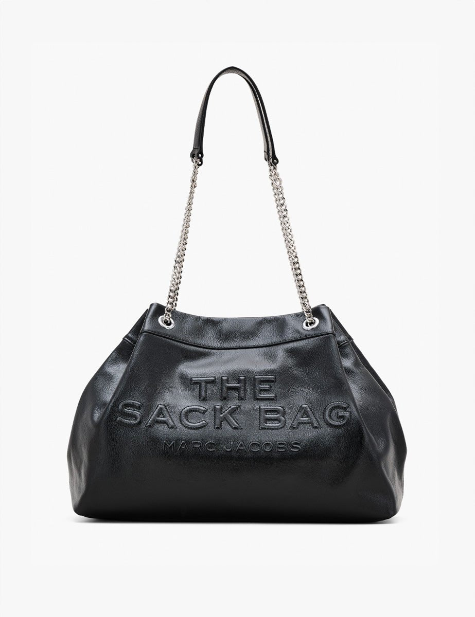 large chain sack leather nero - marc jacobs - shopper