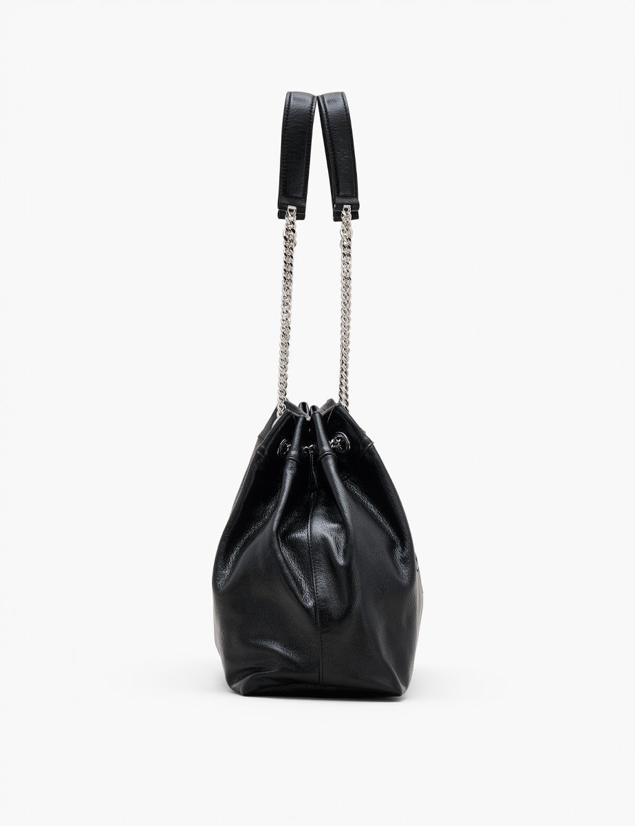 large chain sack leather nero - marc jacobs - shopper