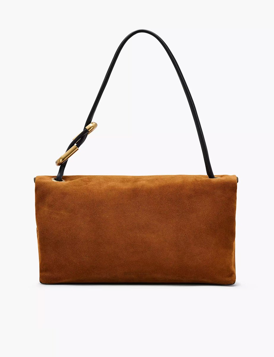 large dual shoulder bag suede copper - marc jacobs - shopper