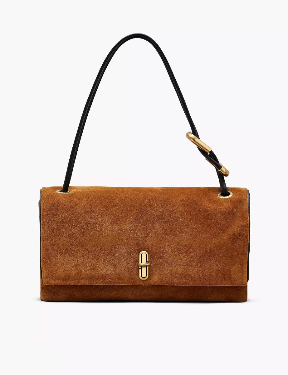 large dual shoulder bag suede copper - marc jacobs - shopper