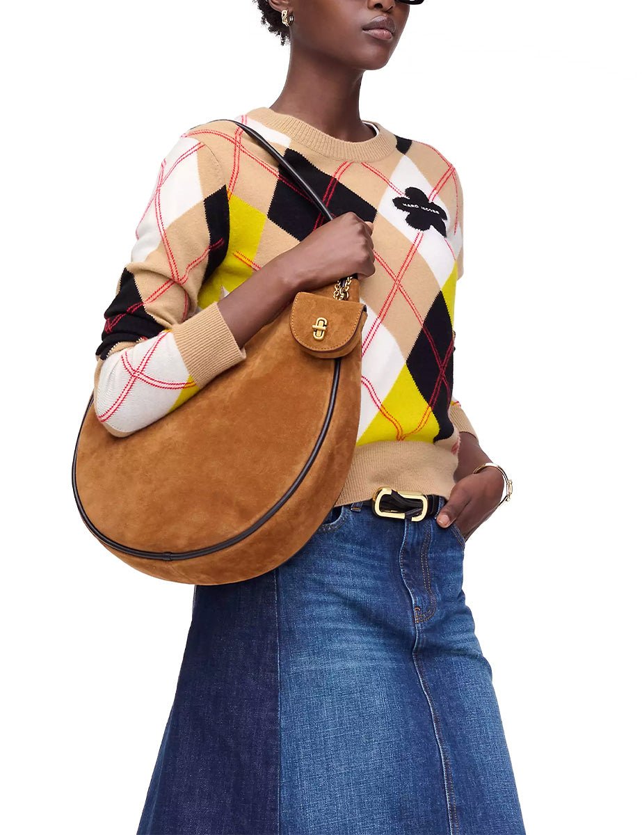 large hobo bag suede copper - marc jacobs - shopper