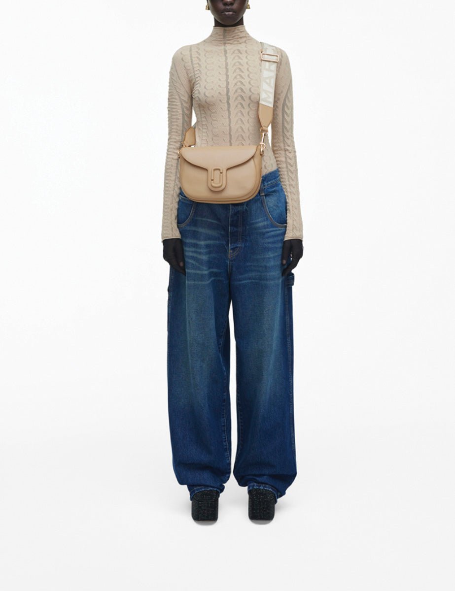 large saddle bag camel - marc jacobs - clutch