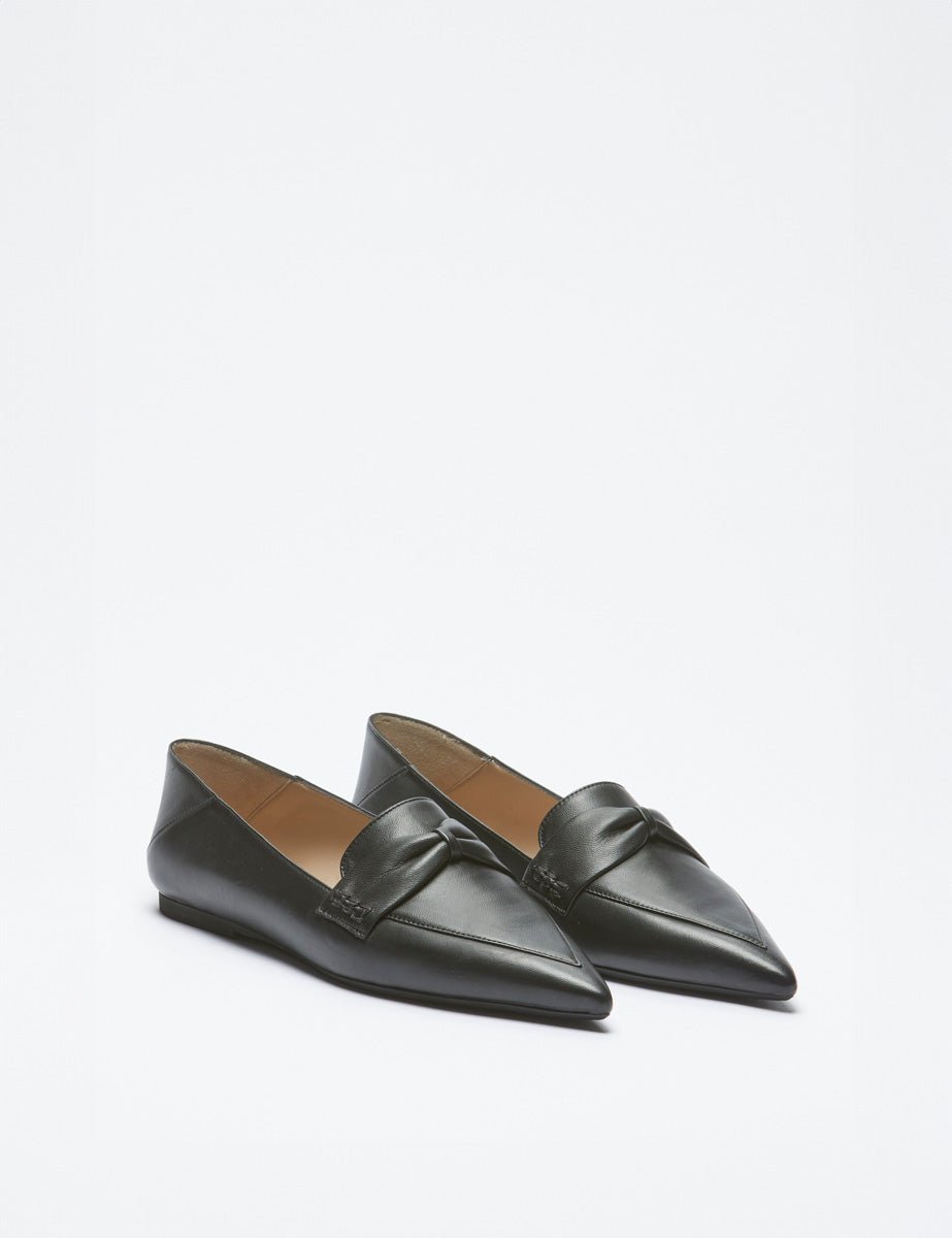 loafer nappa punta nero - n21 alessandro dell'acqua - ballerina