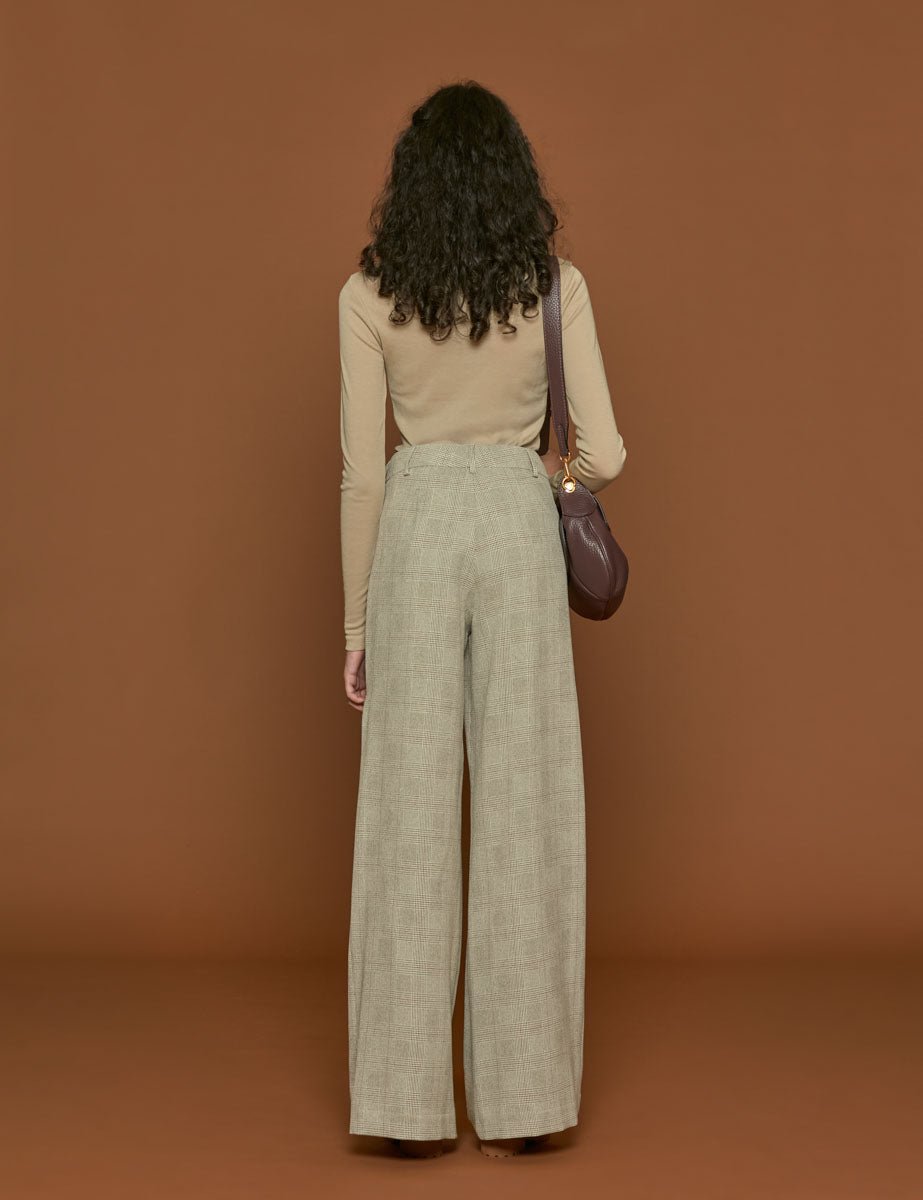 maglia collo alto beige - rohe - maglia