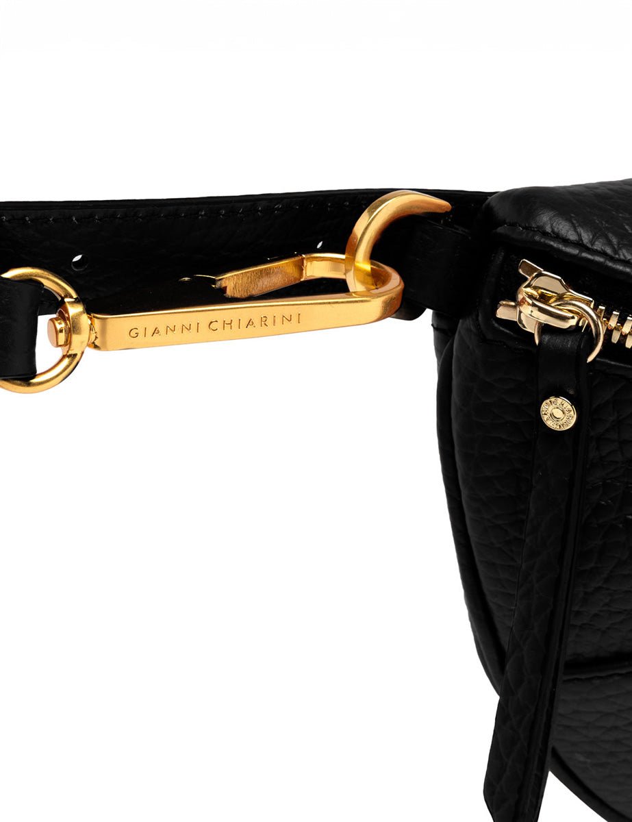 marsupio pelle brooke nero - gianni chiarini - marsupio