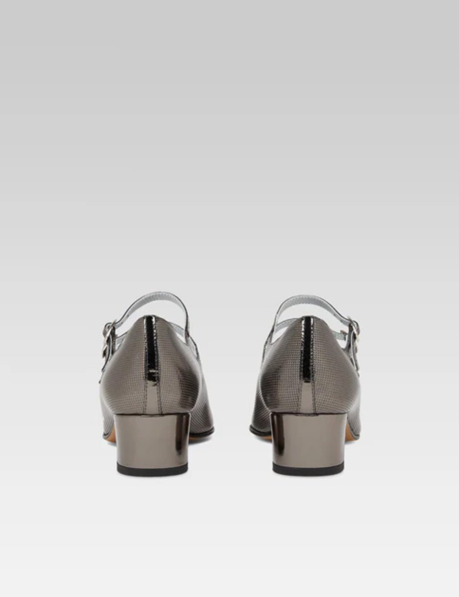 mary jane triplo cinturino antracite - carel paris - mary jane