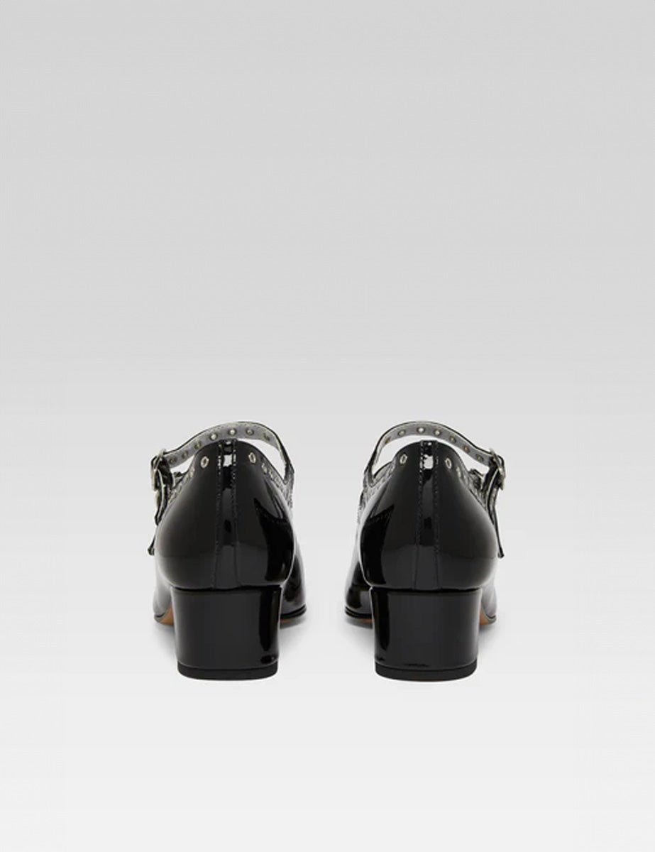 mary jane triplo cinturino black - carel paris - mary jane