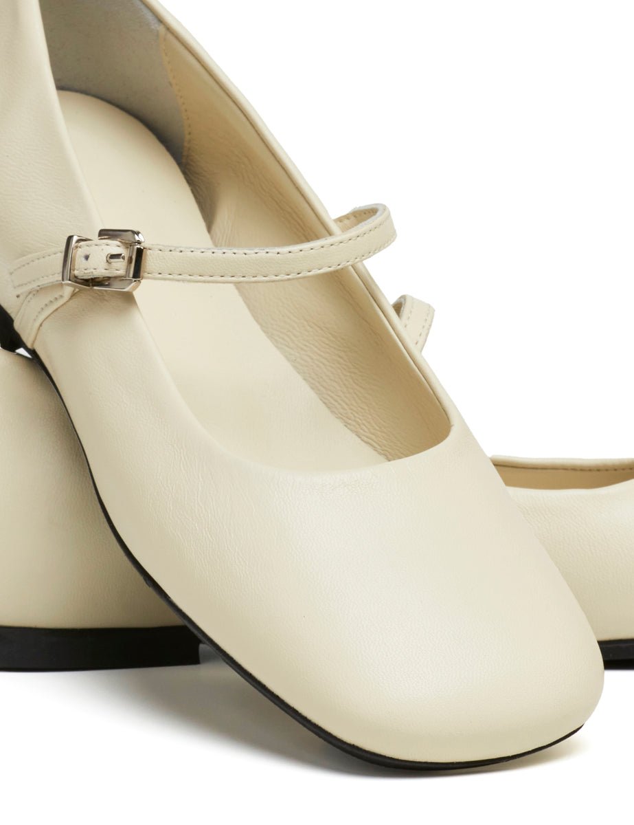 maryjane nappa chiffon pergamena - poeve - mary jane