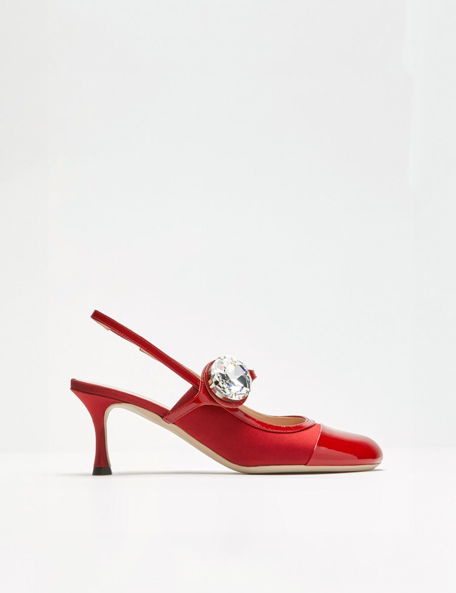 maryjane vernice rosso - n21 alessandro dell'acqua - slingback