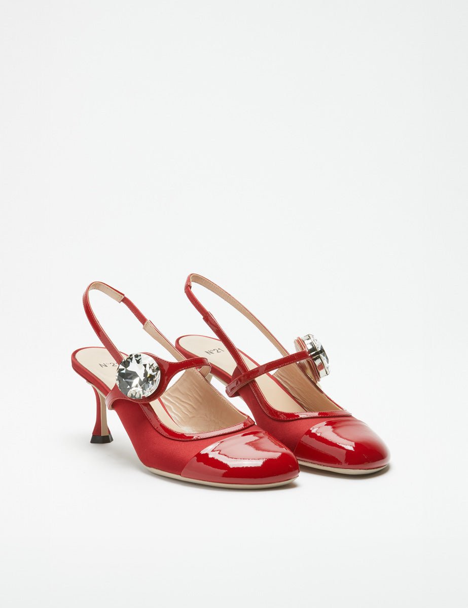 maryjane vernice rosso - n21 alessandro dell'acqua - slingback