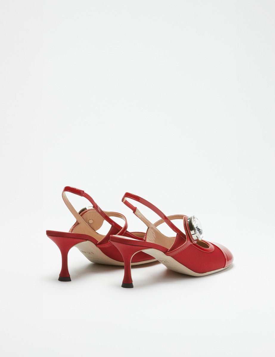 maryjane vernice rosso - n21 alessandro dell'acqua - slingback