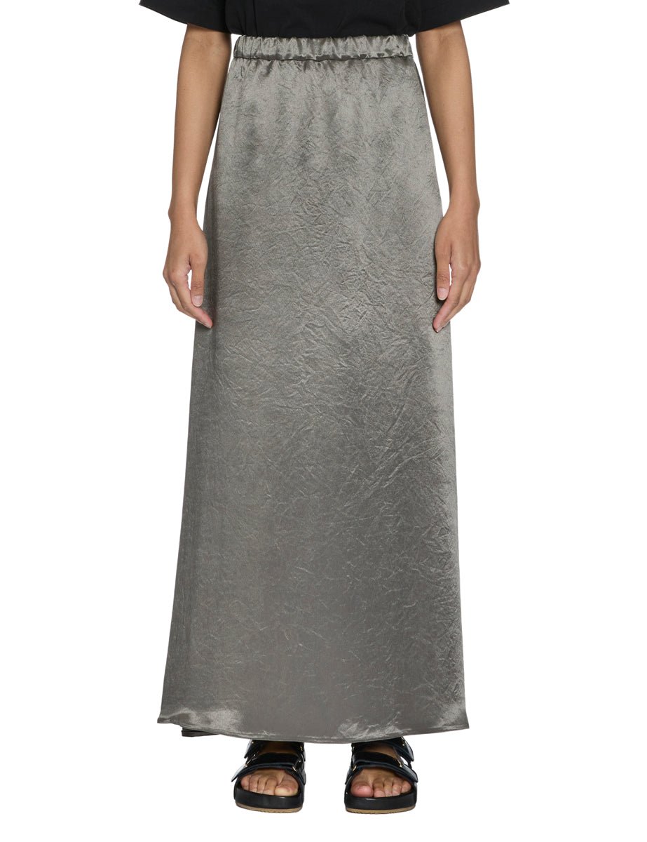 maxigonna raso verdone - max mara leisure - gonna