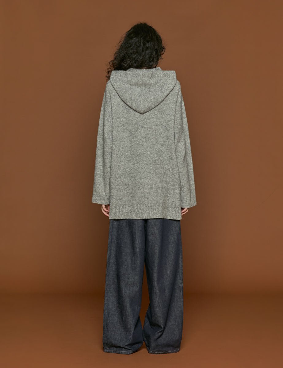 maxipull grigio melange - n21 alessandro dell'acqua - pullover