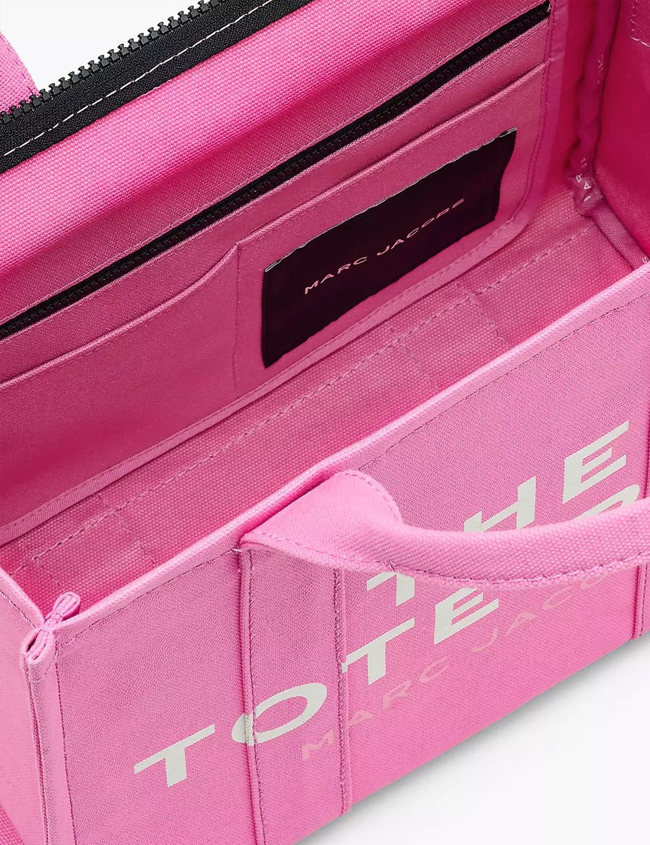 medium tote bag canvas bow pink - marc jacobs - shopper