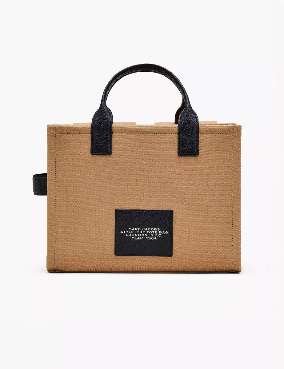 medium tote bag canvas camel - marc jacobs - shopper
