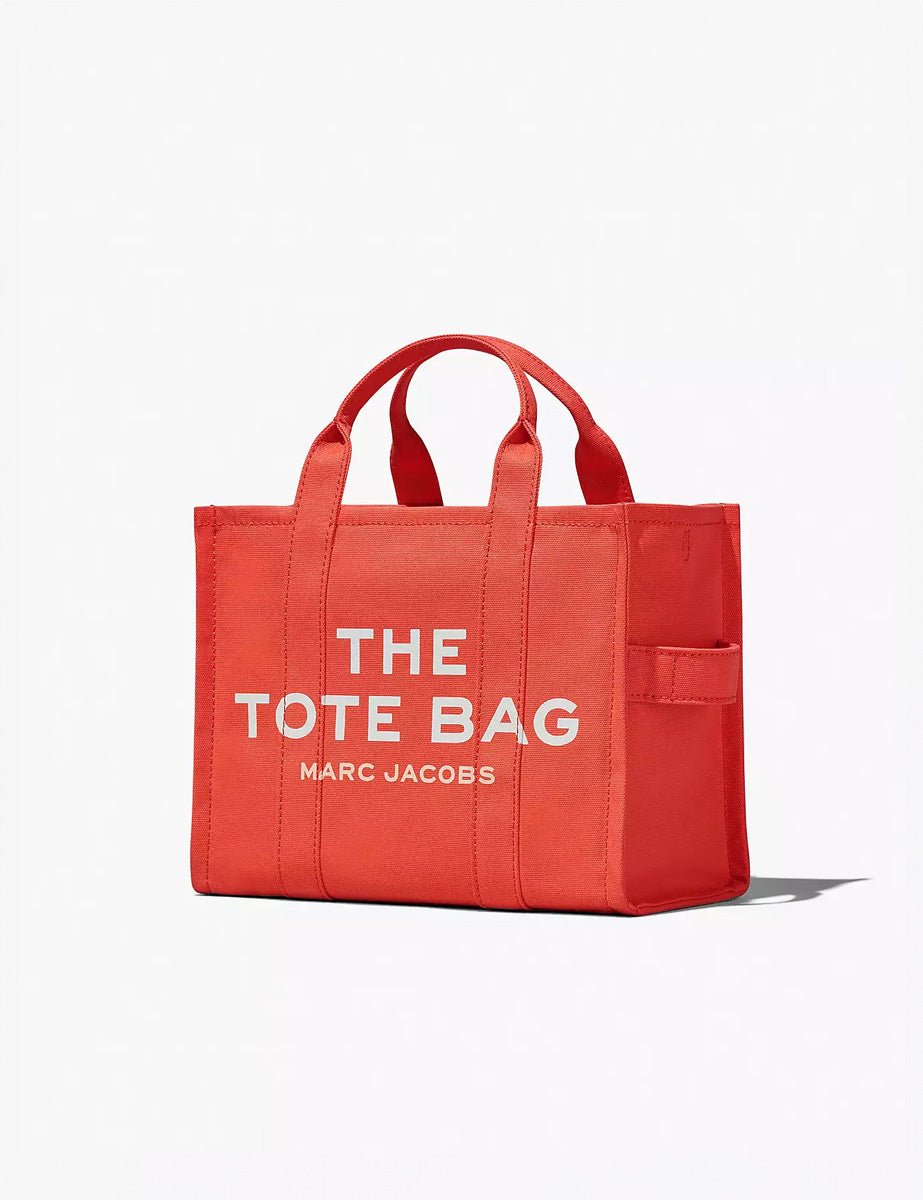 medium tote bag canvas electric orange - marc jacobs - shopper