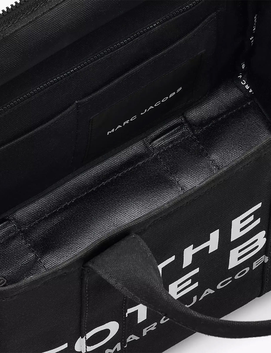 medium tote bag canvas nero - marc jacobs - shopper