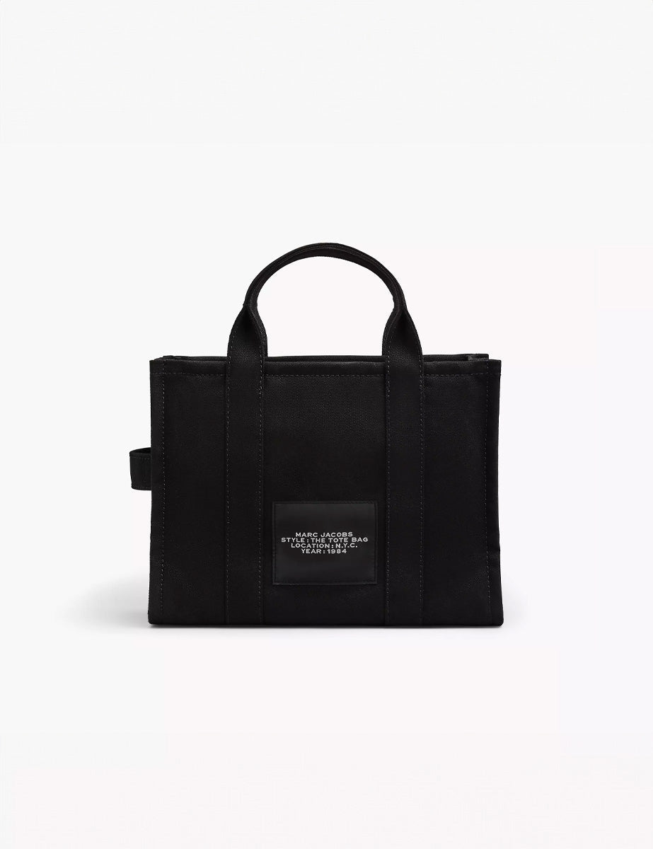 medium tote bag canvas nero - marc jacobs - shopper