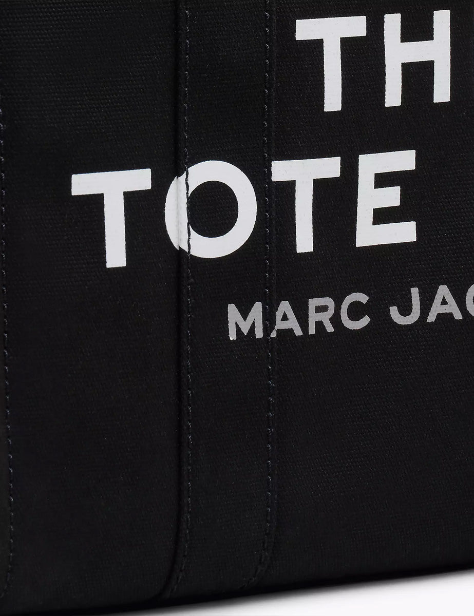 medium tote bag canvas nero - marc jacobs - shopper