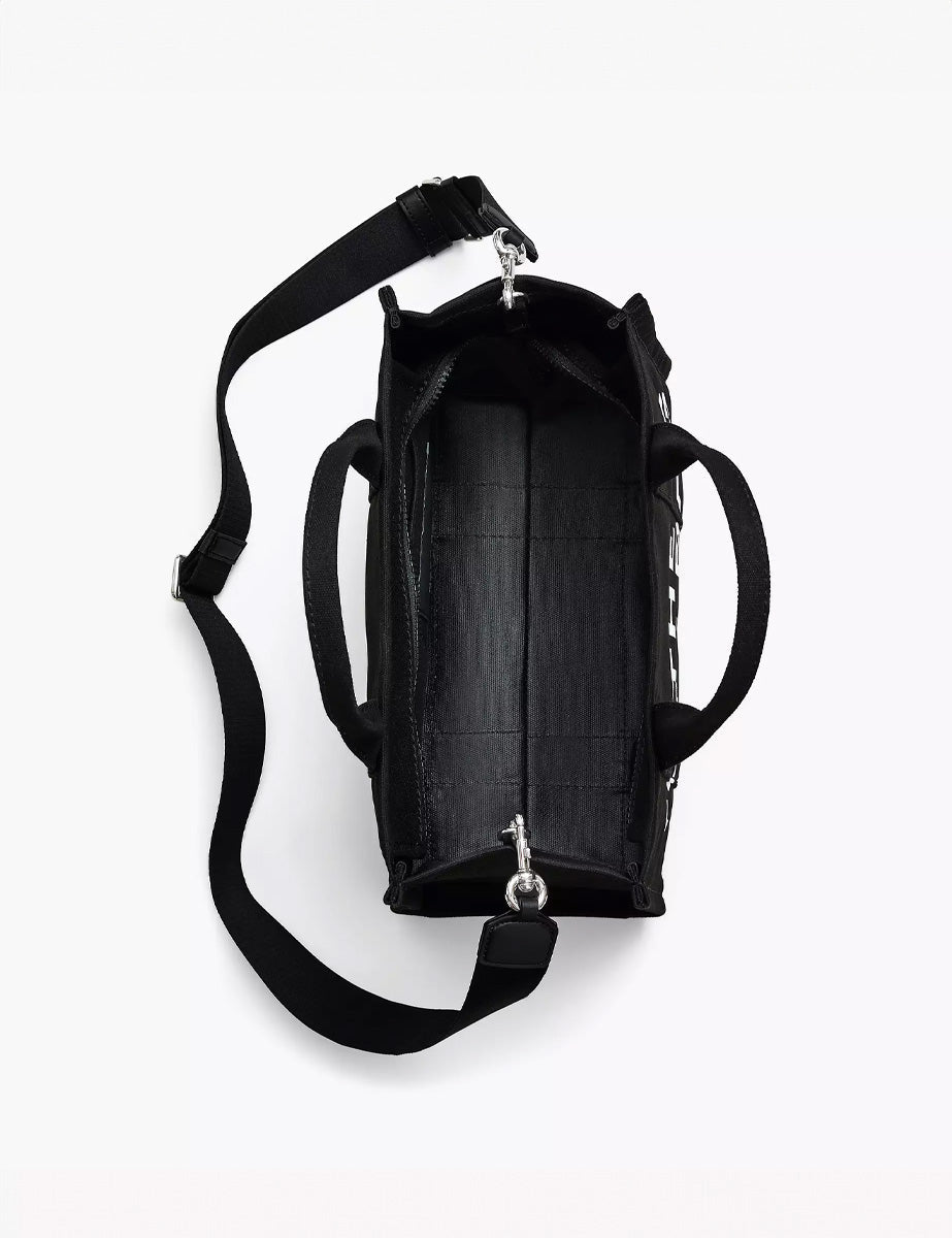 medium tote bag canvas nero - marc jacobs - shopper