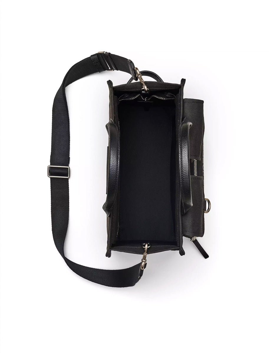 medium tote bag canvas nero - marc jacobs - shopper