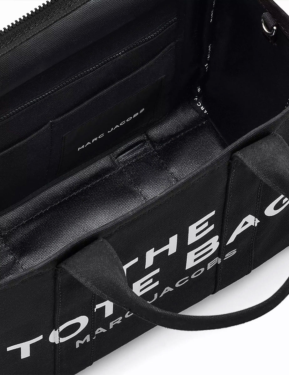 medium tote bag canvas nero - marc jacobs - shopper