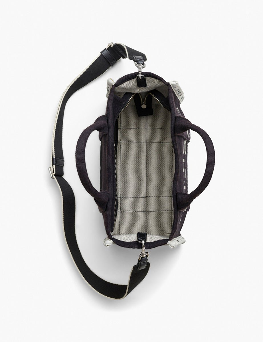 medium tote bag jacquard nero - marc jacobs - shopper