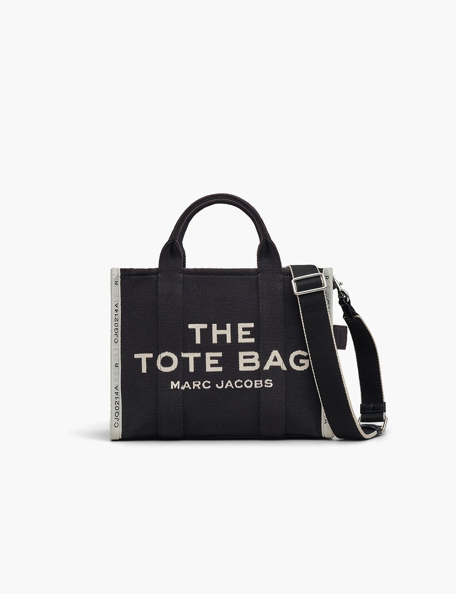 medium tote bag jacquard nero - marc jacobs - shopper