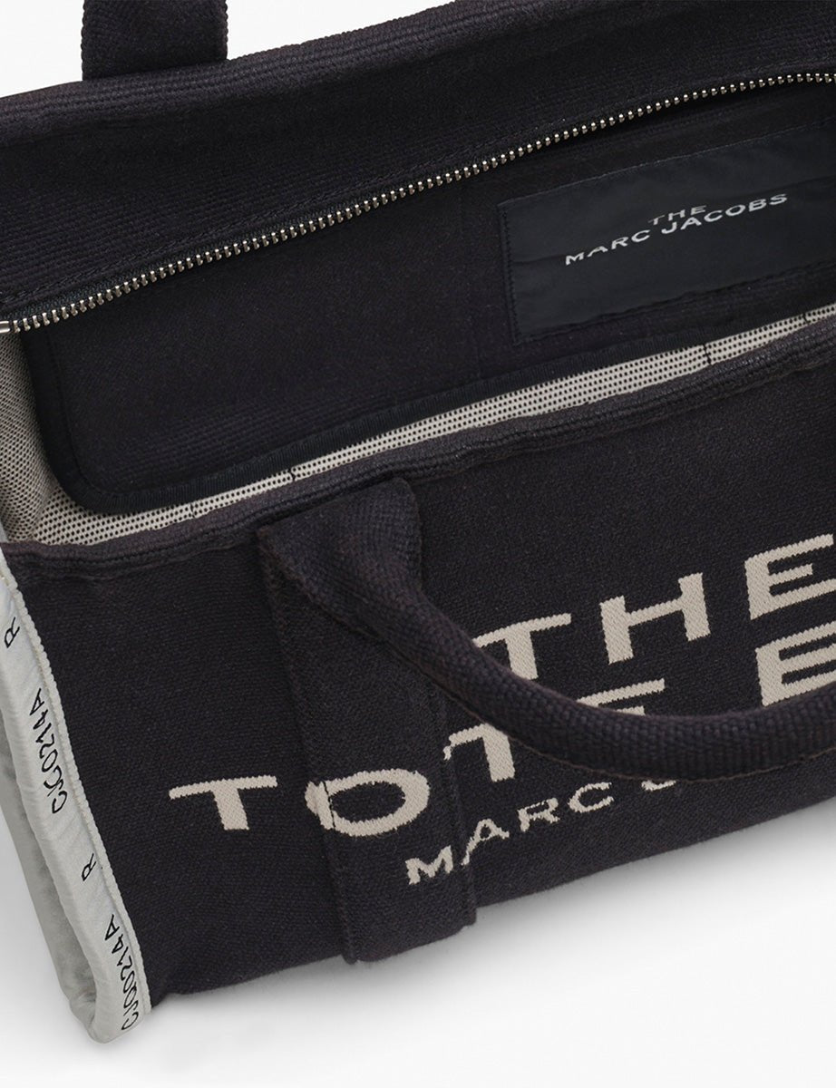medium tote bag jacquard nero - marc jacobs - shopper