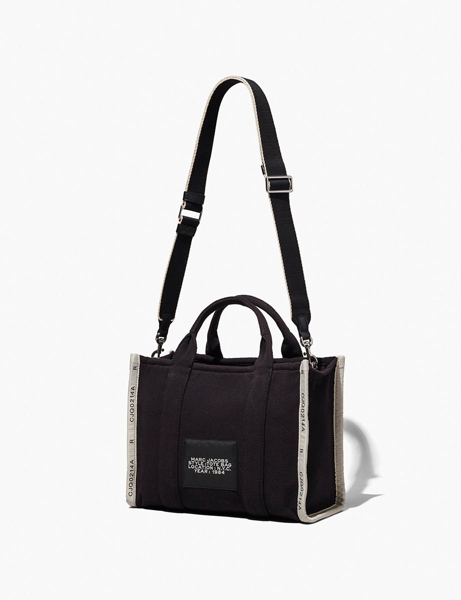 medium tote bag jacquard nero - marc jacobs - shopper