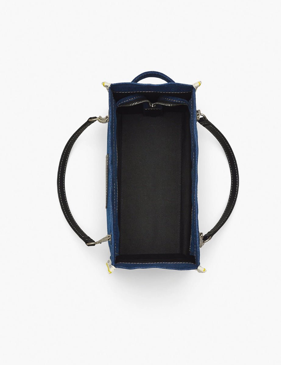 medium tote bag jeans dark wash - marc jacobs - shopper