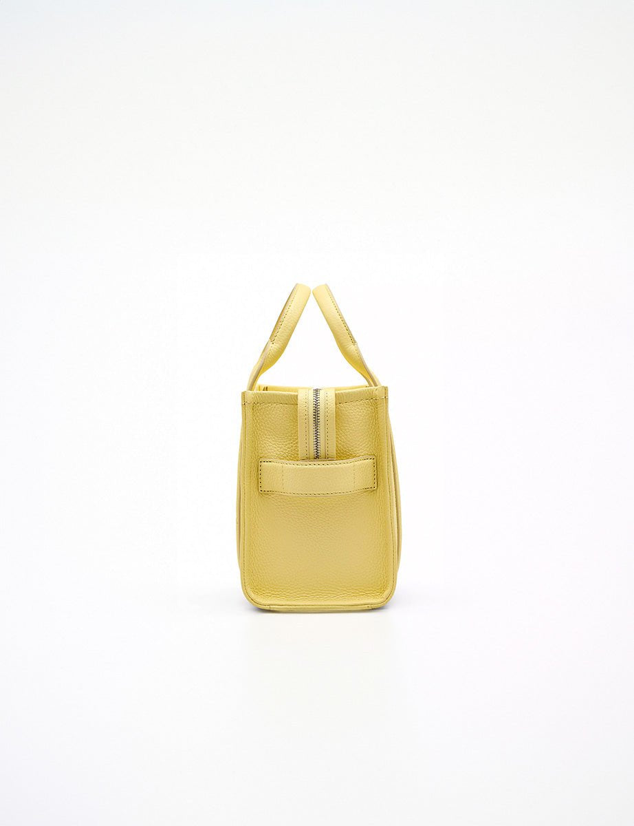 medium tote bag leather custard - marc jacobs - shopper