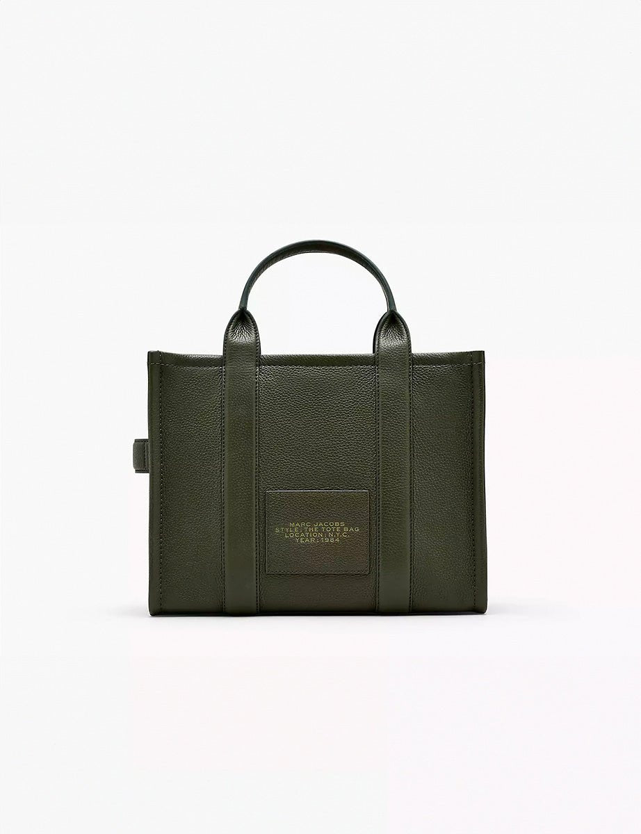 medium tote bag leather forest - marc jacobs - shopper