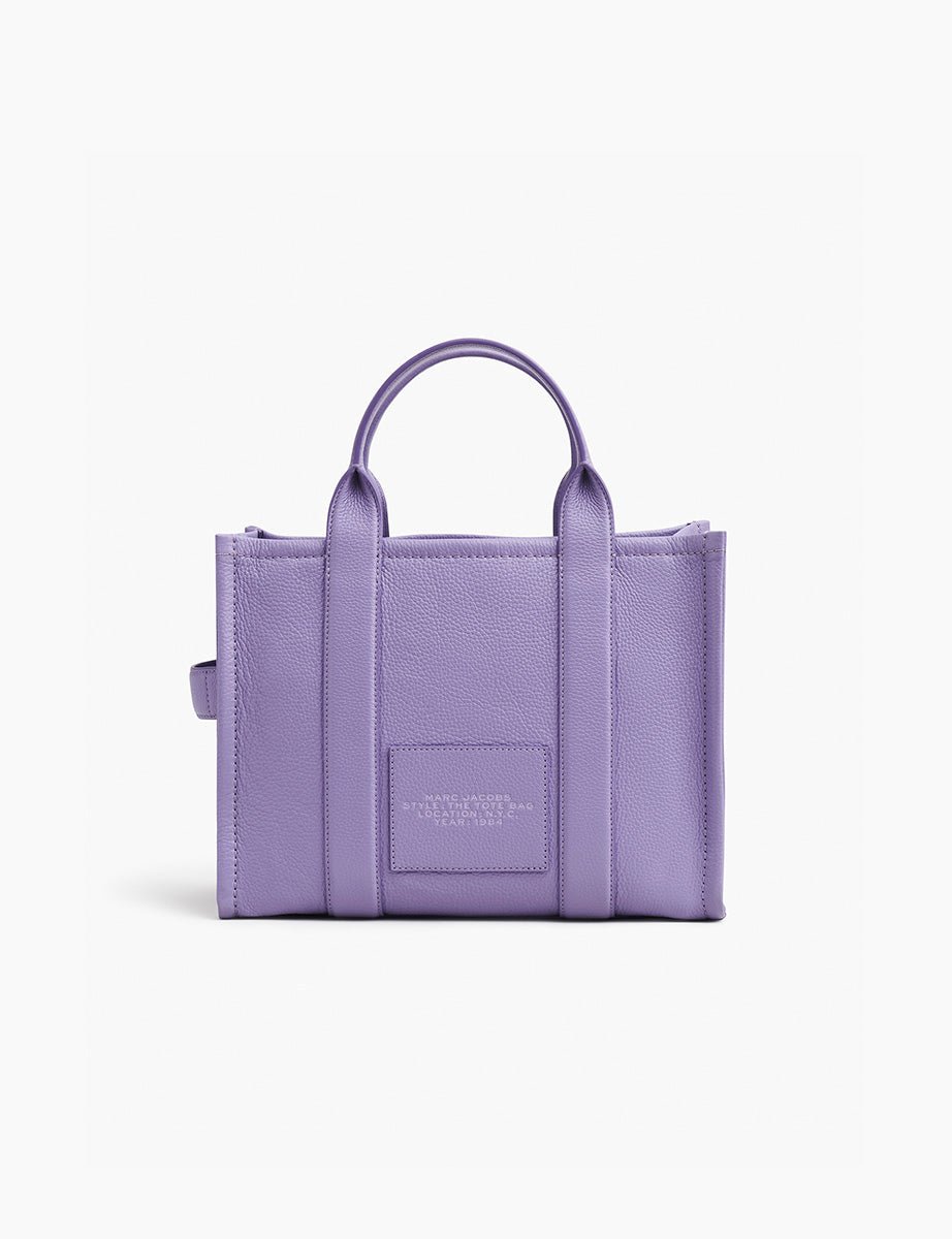 medium tote bag leather lavender - marc jacobs - shopper