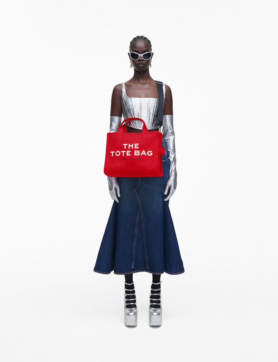 medium tote bag true red - marc jacobs - shopper