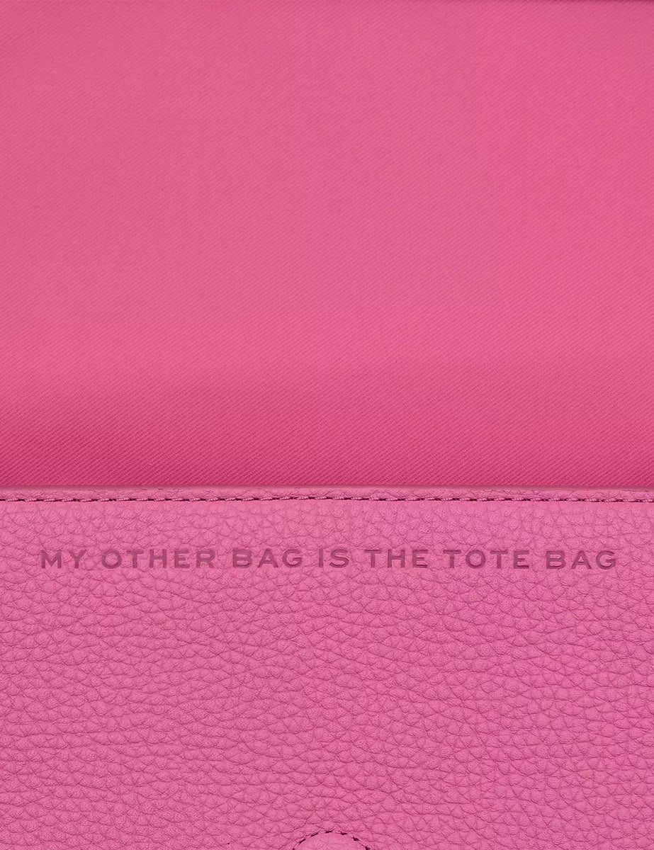 mini bag leather bow pink - marc jacobs - clutch