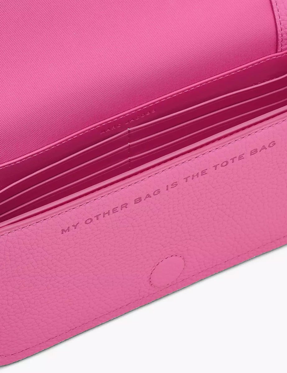 mini bag leather bow pink - marc jacobs - clutch