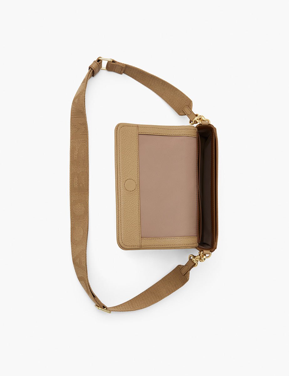 mini bag leather camel - marc jacobs - clutch