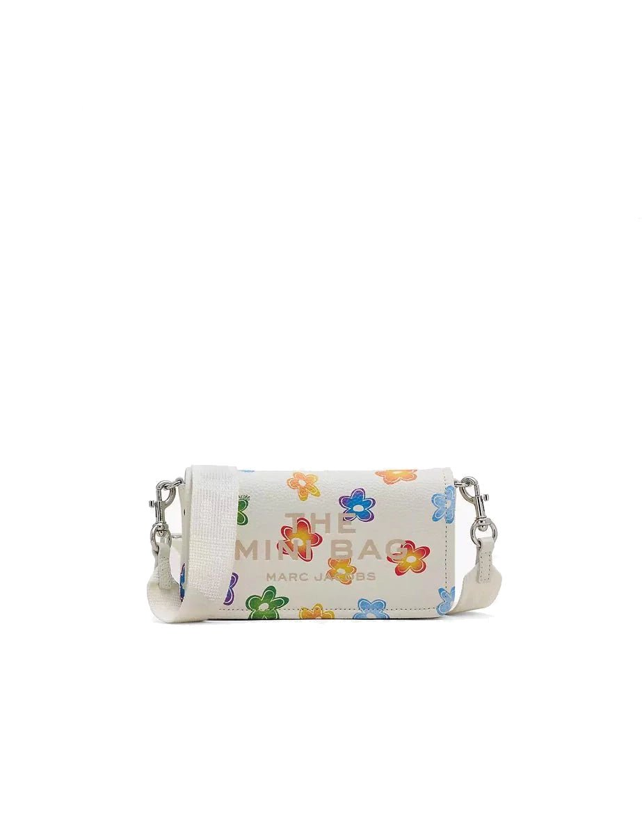 mini bag leather fiorellini white multi - marc jacobs - clutch