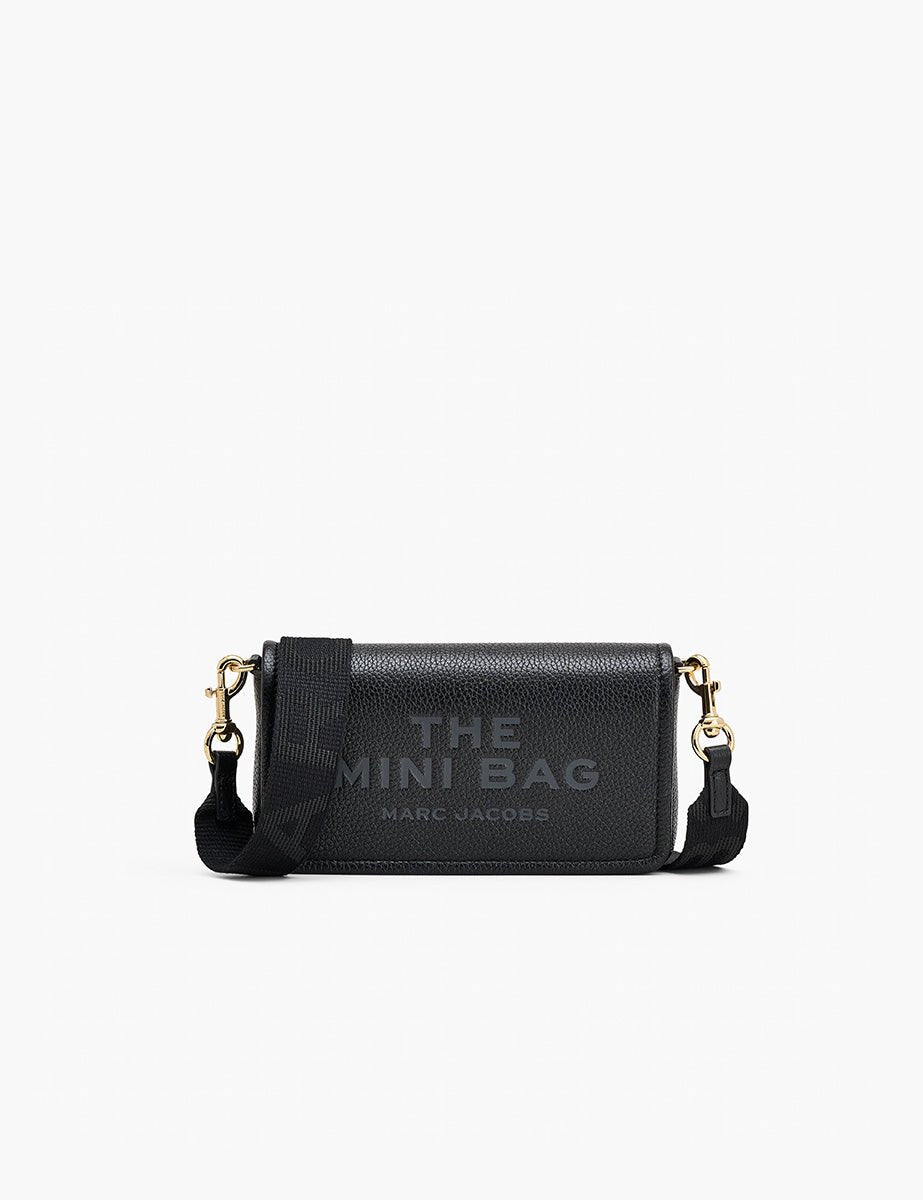 mini bag leather nero - marc jacobs - clutch